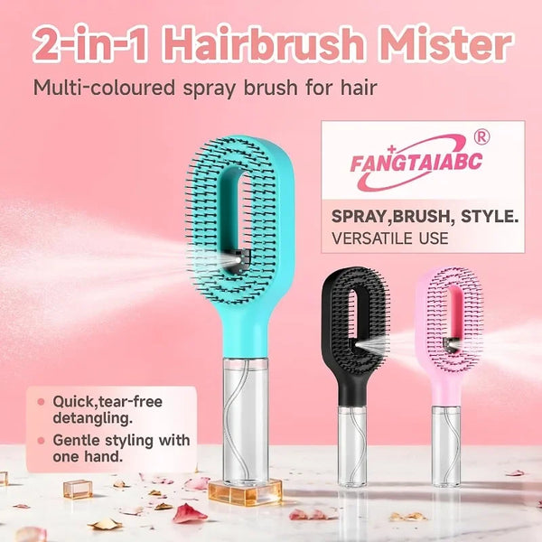 Spray-Comb Styling Brush